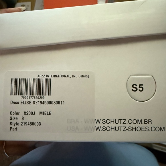 SCHUTZ Elise heel size 8 - Picture 6 of 7